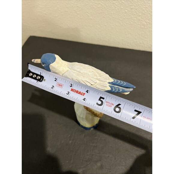 RUSS BERRIE Ocean Point Bird Seagull Figurine Buoy Nautical Sea 1670 Retired - Picture 11 of 13